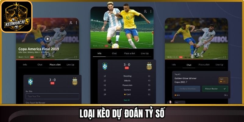 Loại kèo dự đoán tỷ số